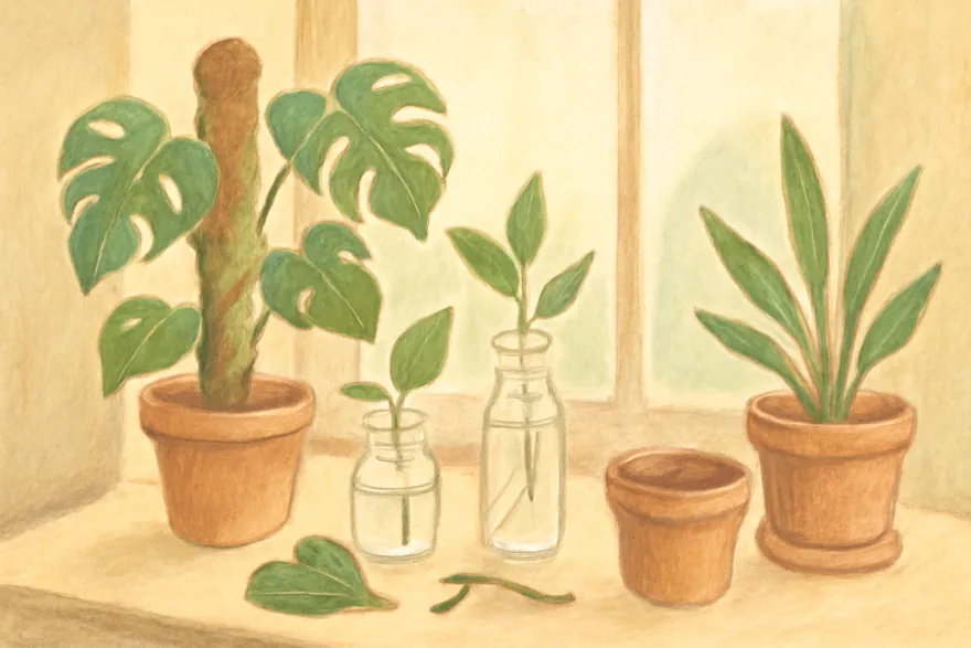 Propagating Plants from Aerial Roots: The Moss Pole Method