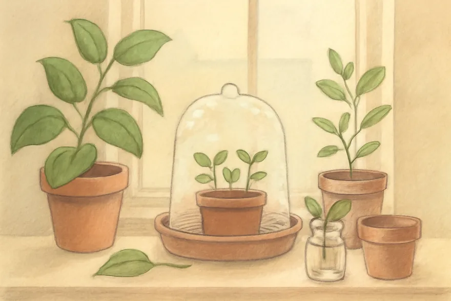Using Humidity Domes to Root Cuttings on Your Windowsill Without Inviting Rot